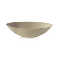 Bol ovale brun en pulpe "BioNchic"  240x145mm H63mm 1000ml