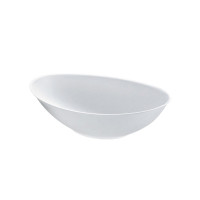 Bol ovale blanc en pulpe "BioNchic" 225x135mm H55mm 750ml