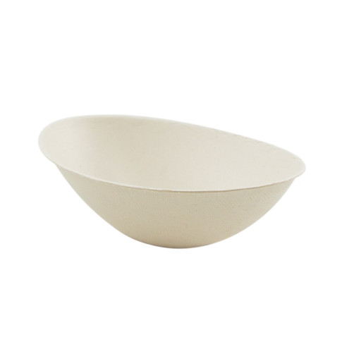 Bol ovale brun en pulpe "BioNchic"  225x135mm H55mm 750ml