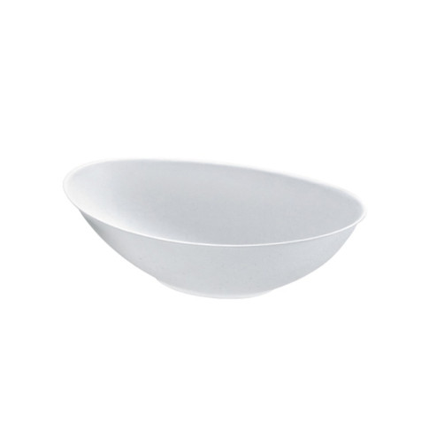 Bol ovale blanc en pulpe "BioNchic"  225x135mm H55mm 750ml