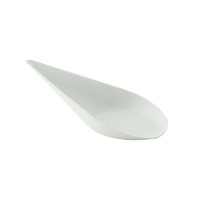 Mise en bouche blanche en pulpe Goutte 105x52mm H30mm