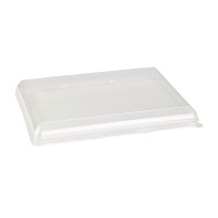 Couvercle BioNchic dôme transparent en plastique PET 392x295mm H33mm
