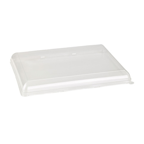 Couvercle BioNchic dôme transparent en plastique PET 392x295mm H33mm