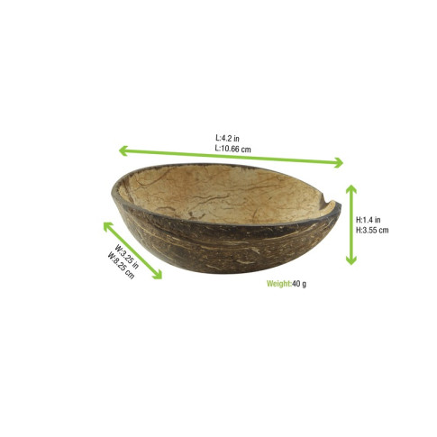 Bol noix de coco naturel  H50mm 140ml