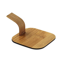 Présentoir apéritif en bambou avec anse  63x63mm H40mm
