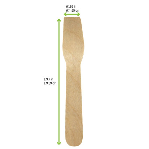 Cuillère à glace bois   H95mm