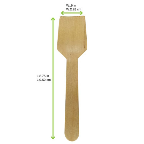 Cuillère à glace bois   H95mm