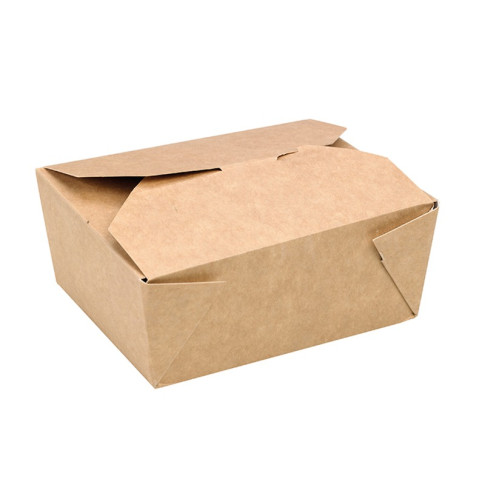 Boite repas carton kraft  110x90mm H50mm 450ml