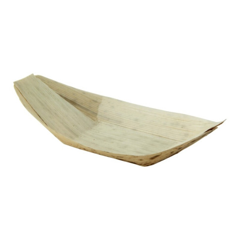 Jonque en feuille de bambou "Zebra"  120x60mm H15mm