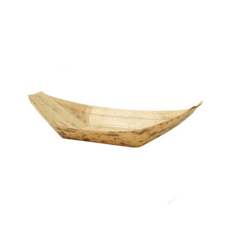Jonque en feuille de bambou "Zebra" 85x40mm H20mm