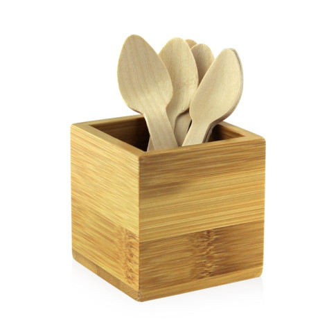 Porte ustensiles bambou  60x60mm H60mm
