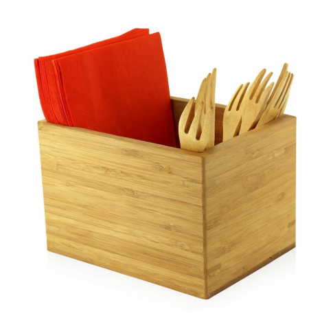 Porte ustensiles bambou  160x120mm H105mm