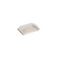 Couvercle transparent en plastique PET 165x230mm H46mm