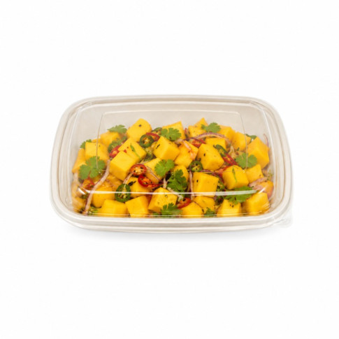 Couvercle transparent en plastique PET 189x189mm H50mm