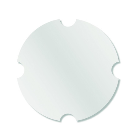 Disque de fermeture blanc en carton pour seau à poulet