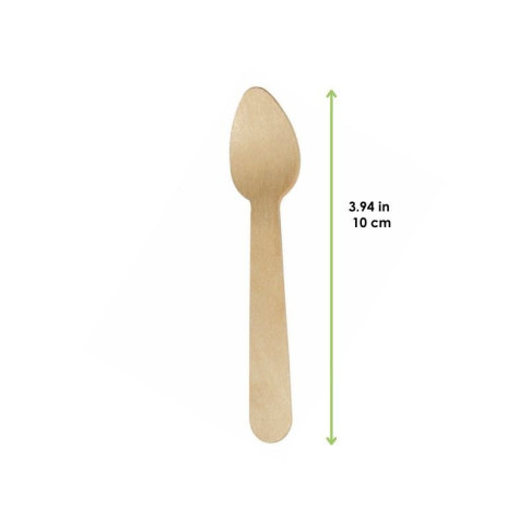 Cuillère à café bois   H100mm