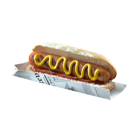 Support hot-dog carton impression journal  180x40mm H19mm