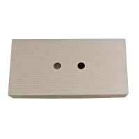 Couvercle carton kraft ondulé "Chokra"  380x198mm H60mm