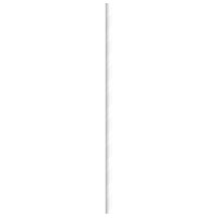 Paille à cocktail en papier blanc  H145mm