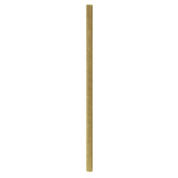 Paille en papier kraft brun  H197mm