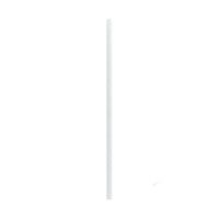 Paille en papier blanc emballée individuellement  H197mm