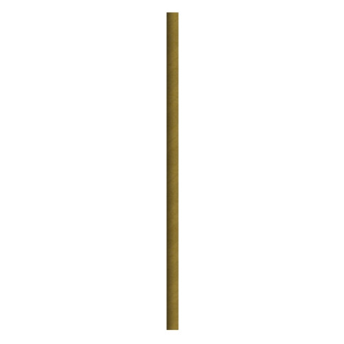 Paille pour smoothie en papier kraft brun emballée individuellement   H197mm
