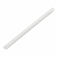 Paille biseautée blanche pour Bubble Tea - emballage individuel  H12mm