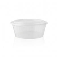 Coupe à dessert en plastique PP cristal   250ml