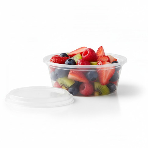 Coupe à dessert en plastique PP cristal   250ml