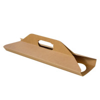 Porte gobelets kraft - 4 compartiments 380x420mm