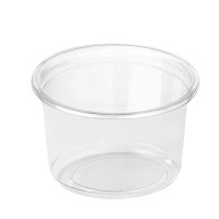Pot Deli rond PET transparent  H61mm 360ml