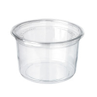Pot Deli rond PET transparent  H106mm 750ml