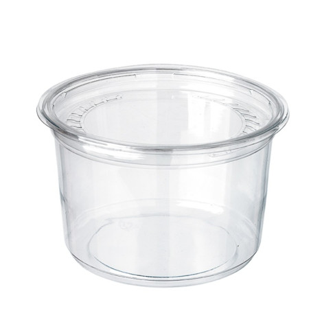 Pot Deli rond PET transparent  H106mm 750ml