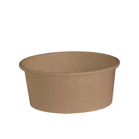 Pot "Deli" rond en carton kraft   H70mm 480ml