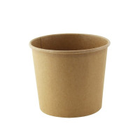 Pot "Deli" rond en carton kraft   H95mm 700ml