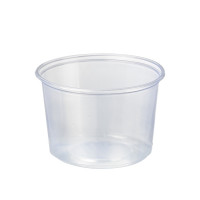 Pot Deli rond PP transparent   H70mm 500ml