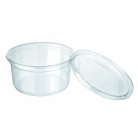 Pot Deli rond PLA transparent   H73mm 450ml