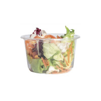 Pot Deli rond PLA transparent   H55mm 600ml