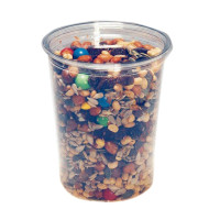 Pot Deli rond PLA transparent   H151mm 900ml