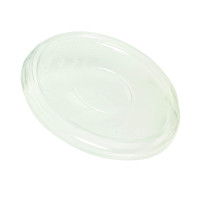 Couvercle rentrant transparent en plastique PLA pour pot Deli  H18mm