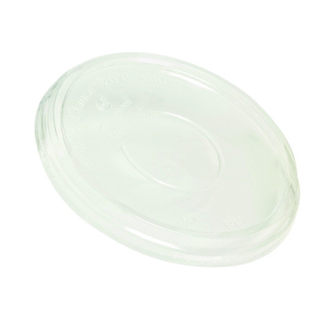 Couvercle rentrant transparent en plastique PLA pour pot Deli  H18mm