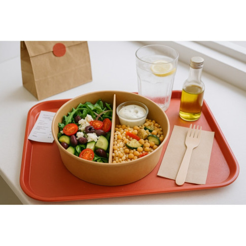 Diviseur 2 parties en carton brun 130mm H61mm