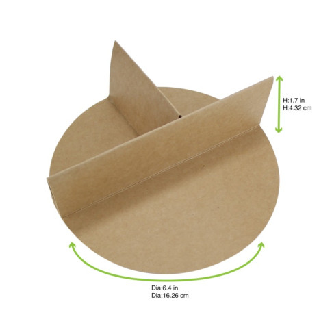 Diviseur 3 parties en carton brun 160mm H51mm