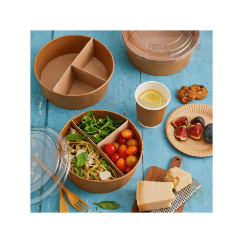 Diviseur 2 parties en carton brun 193x138mm H30mm