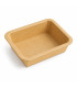 Barquettes GN 1/8 scellables en carton 160x130mm H45mm 520ml