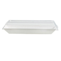 Couvercle dôme rectangulaire transparent en plastique PET  262x132mm H33mm