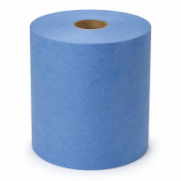 BOBINE ESSUYAGE MULTI-USAGES NON TISSÉ BLEU 152M 320x380mm