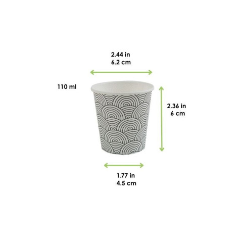 Gobelet pour distributeur automatique décor "Tokyo"  H60mm 120ml