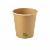 Gobelet Zen en carton kraft brun  H57mm 72ml