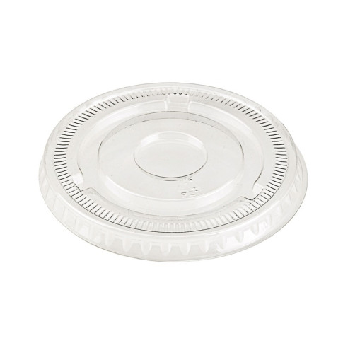 Couvercle plat transparent en plastique PET  H10mm